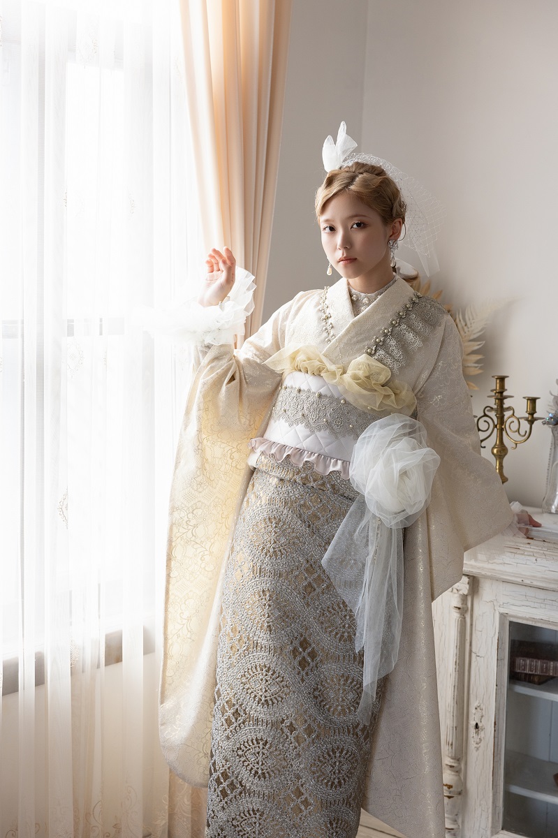 デザイン振袖 DK-003B 「リューサ・ローズ」-メタルレースタイプ- - 画像 (11)