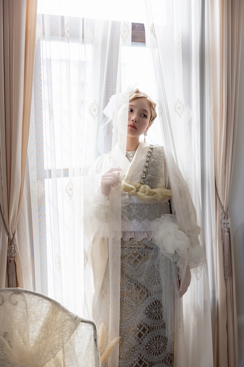 デザイン振袖 DK-003B 「リューサ・ローズ」-メタルレースタイプ- - 画像 (10)