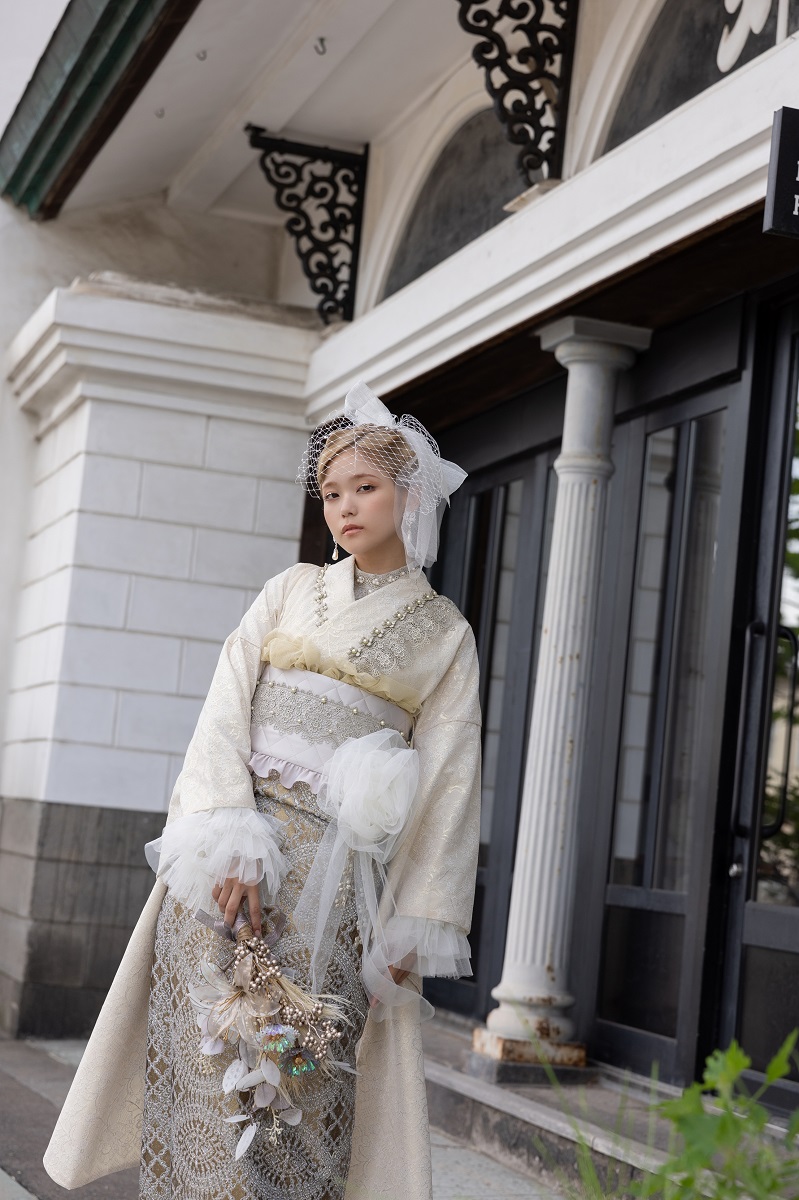 デザイン振袖 DK-003B 「リューサ・ローズ」-メタルレースタイプ- - 画像 (9)