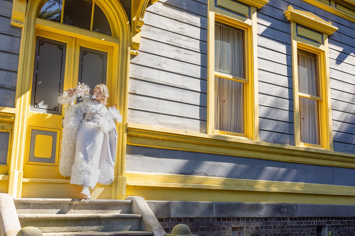 デザイン振袖 DK-001A 「リューサ・ローズ」-片袖シースルー・レースタイプ- - 画像 (19)