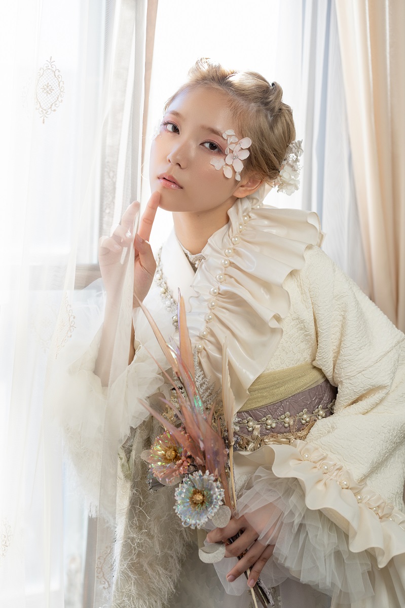 デザイン振袖 DK-002A 「リューサ・ローズ」-フリル&シャギータイプ- - 画像 (11)