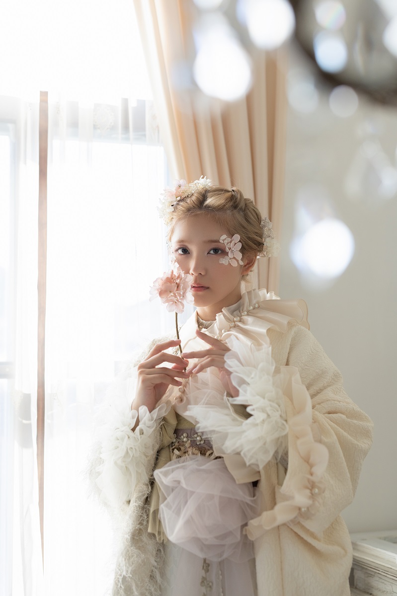 デザイン振袖 DK-002A 「リューサ・ローズ」-フリル&シャギータイプ- - 画像 (9)