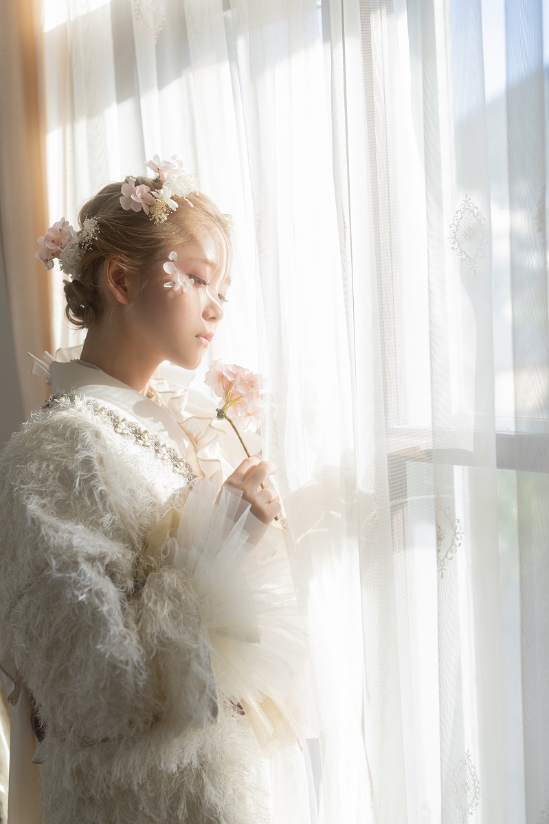 デザイン振袖 DK-002A 「リューサ・ローズ」-フリル&シャギータイプ- - 画像 (8)