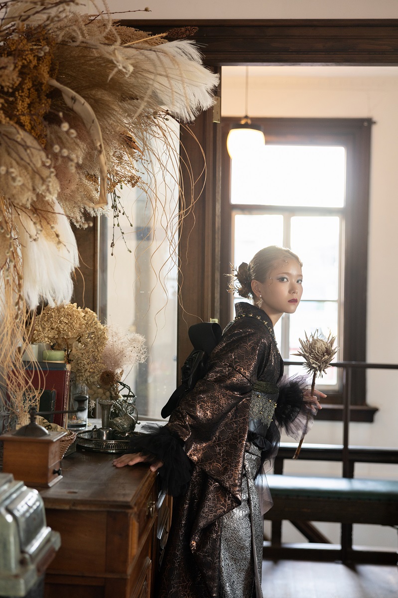 デザイン振袖 DK-003A 「リューサ・ローズ」-メタルレースタイプ- - 画像 (26)