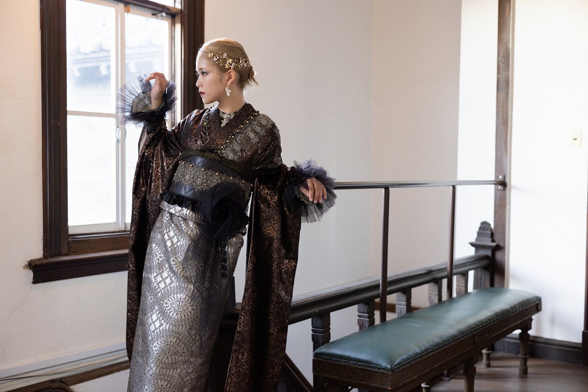 デザイン振袖 DK-003A 「リューサ・ローズ」-メタルレースタイプ- - 画像 (20)