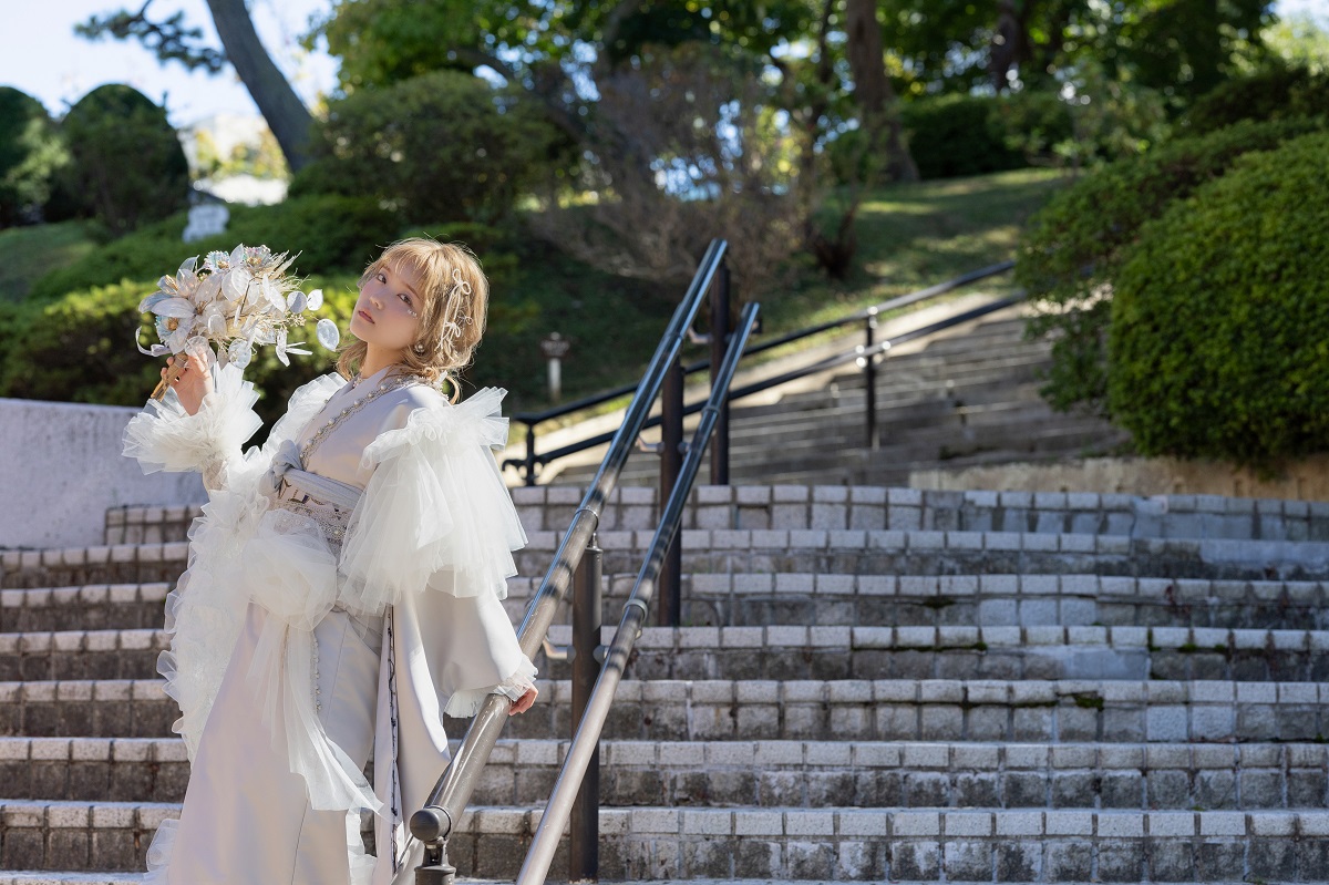 デザイン振袖 DK-001A 「リューサ・ローズ」-片袖シースルー・レースタイプ- - 画像 (21)