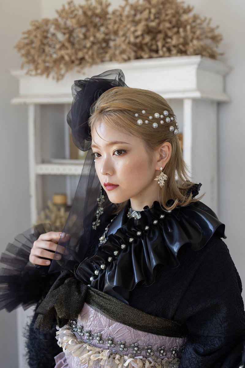 デザイン振袖 DK-002B 「リューサ・ローズ」-フリル&シャギータイプ- - 画像 (13)