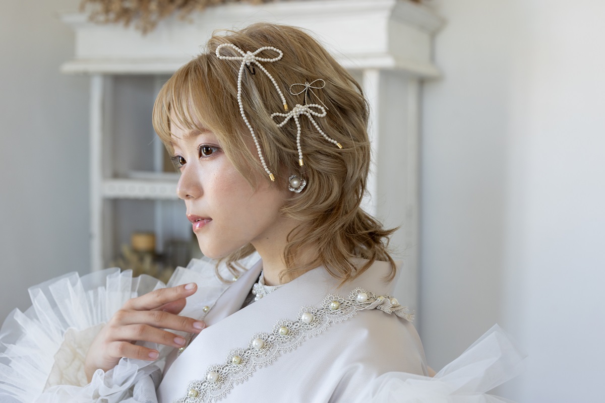 デザイン振袖 DK-001A 「リューサ・ローズ」-片袖シースルー・レースタイプ- - 画像 (31)