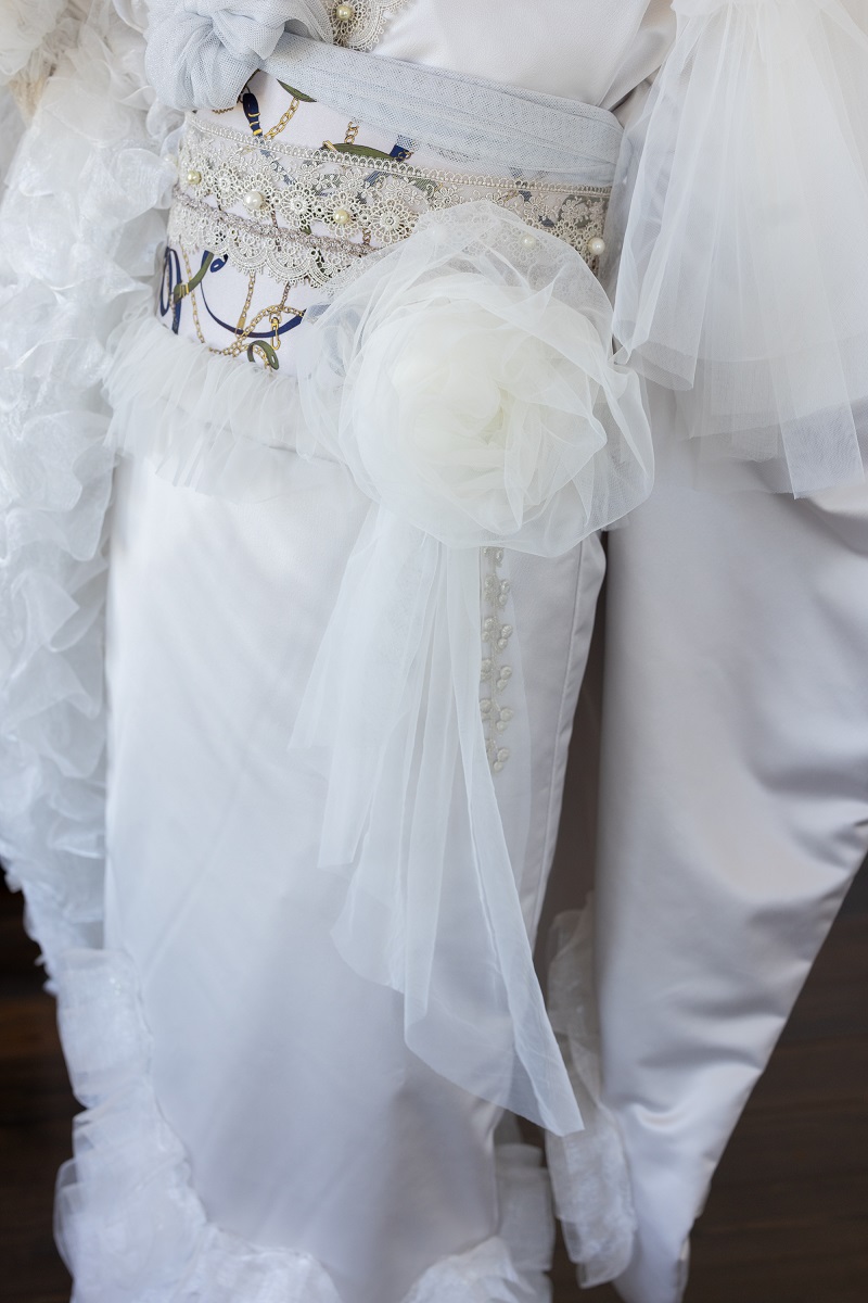 デザイン振袖 DK-001A 「リューサ・ローズ」-片袖シースルー・レースタイプ- - 画像 (12)