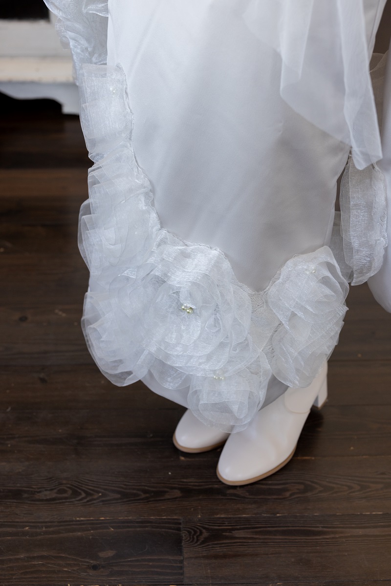 デザイン振袖 DK-001A 「リューサ・ローズ」-片袖シースルー・レースタイプ- - 画像 (13)