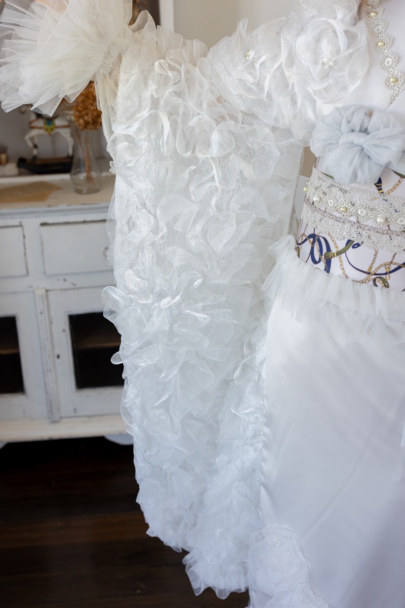 デザイン振袖 DK-001A 「リューサ・ローズ」-片袖シースルー・レースタイプ- - 画像 (14)