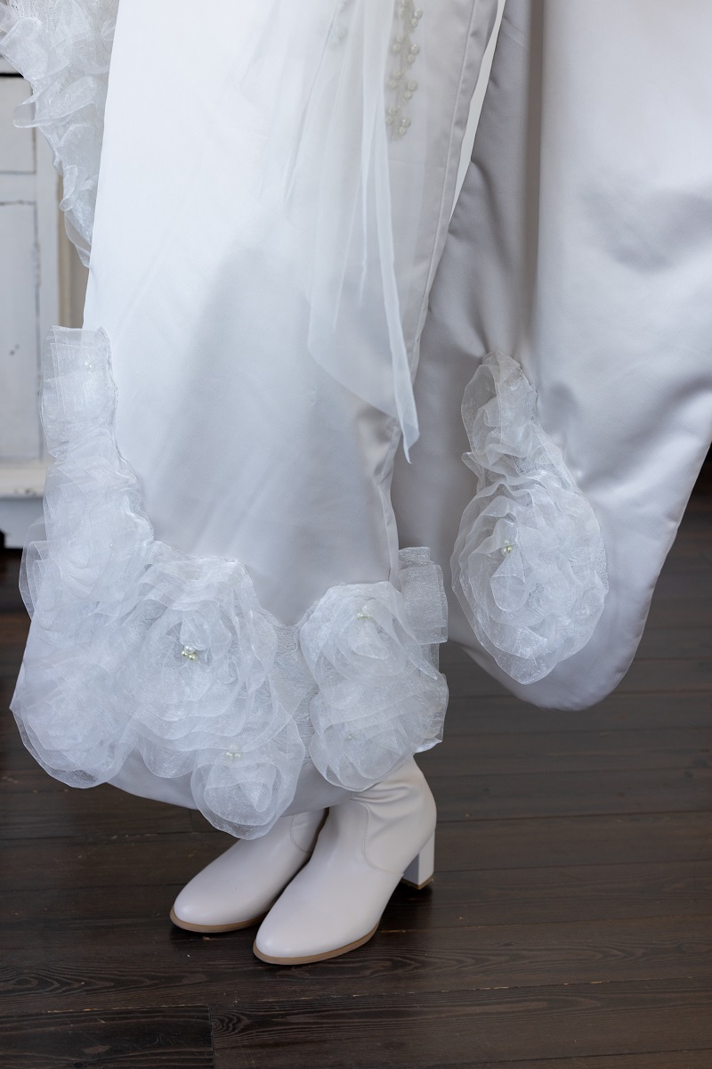 デザイン振袖 DK-001A 「リューサ・ローズ」-片袖シースルー・レースタイプ- - 画像 (15)