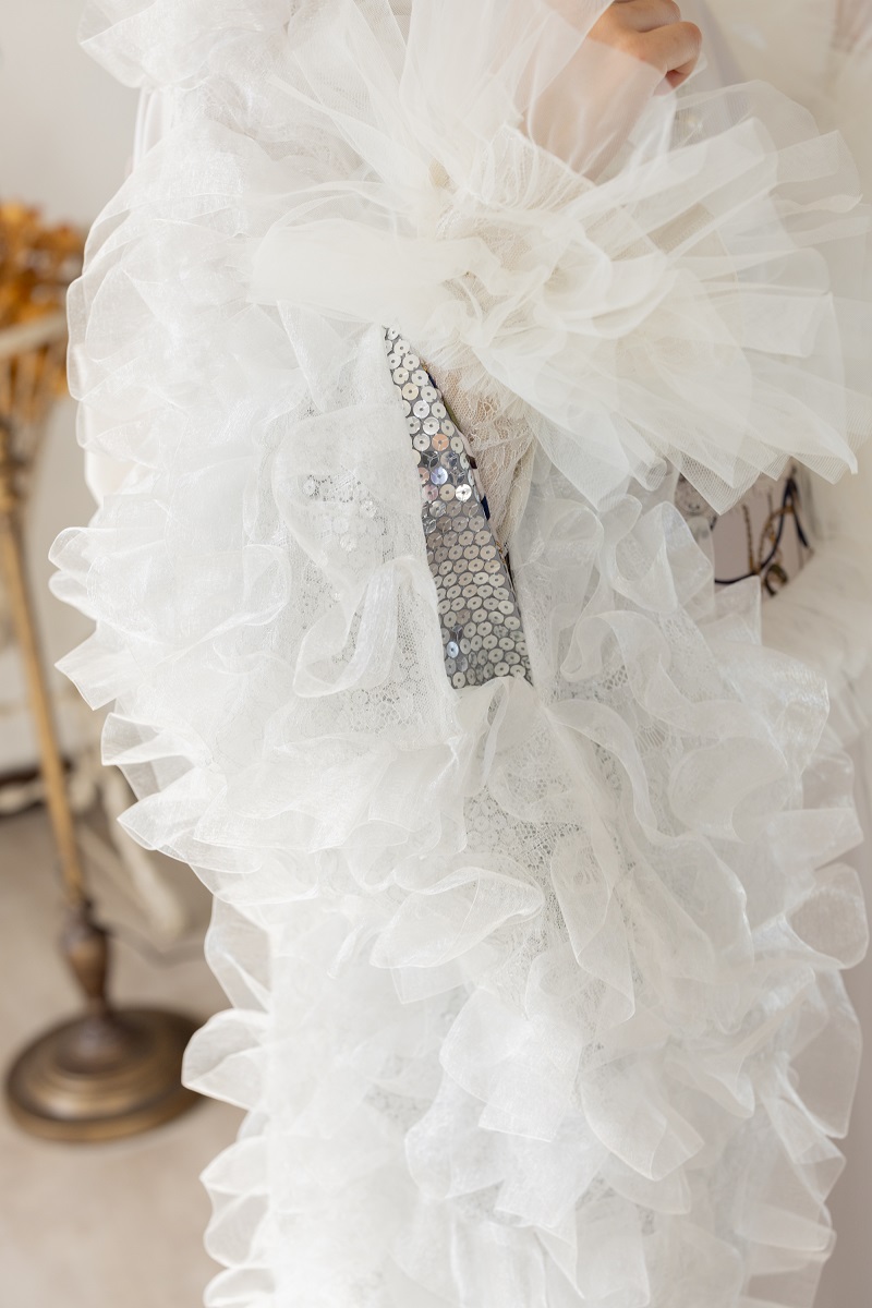 デザイン振袖 DK-001A 「リューサ・ローズ」-片袖シースルー・レースタイプ- - 画像 (29)