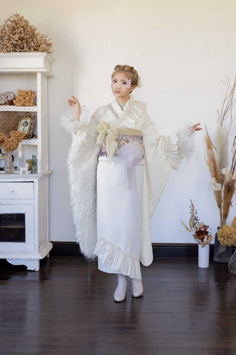 デザイン振袖 DK-002A 「リューサ・ローズ」-フリル&シャギータイプ- - 画像 (5)