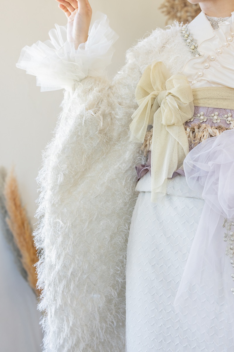 デザイン振袖 DK-002A 「リューサ・ローズ」-フリル&シャギータイプ- - 画像 (13)