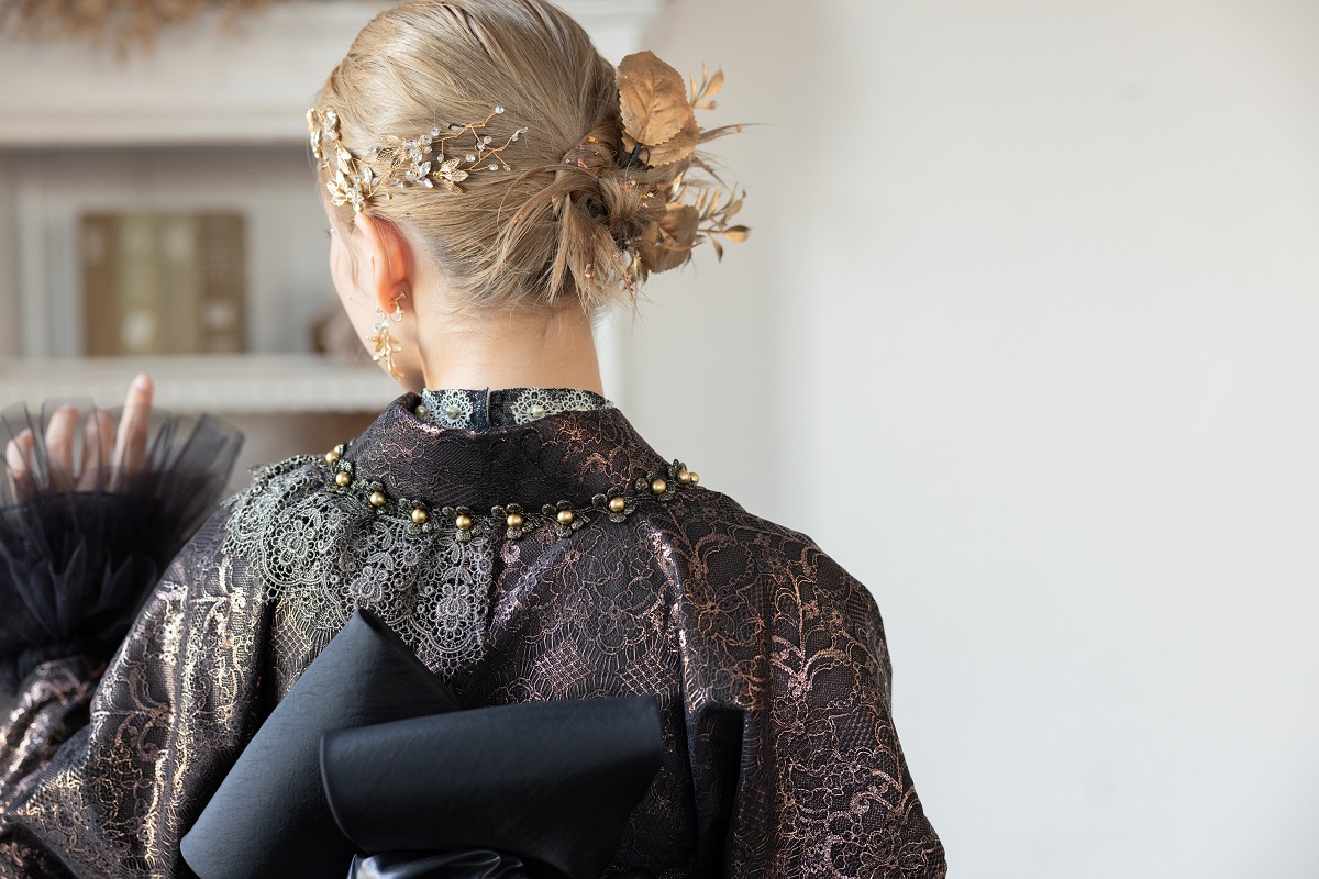 デザイン振袖 DK-003A 「リューサ・ローズ」-メタルレースタイプ- - 画像 (30)