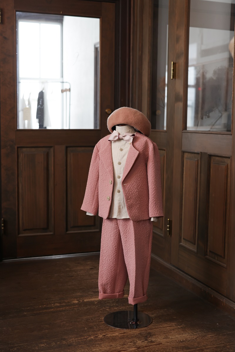 【現品110㎝】キッズタキシード　RT-046　ピンク