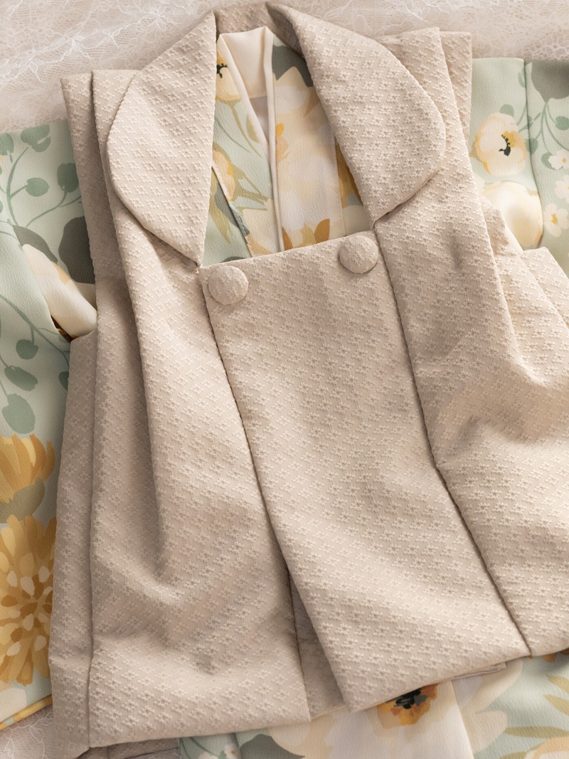 ラフィネココベイビーズ ベビー被布アンサンブル RC6661-B - 画像 (3)