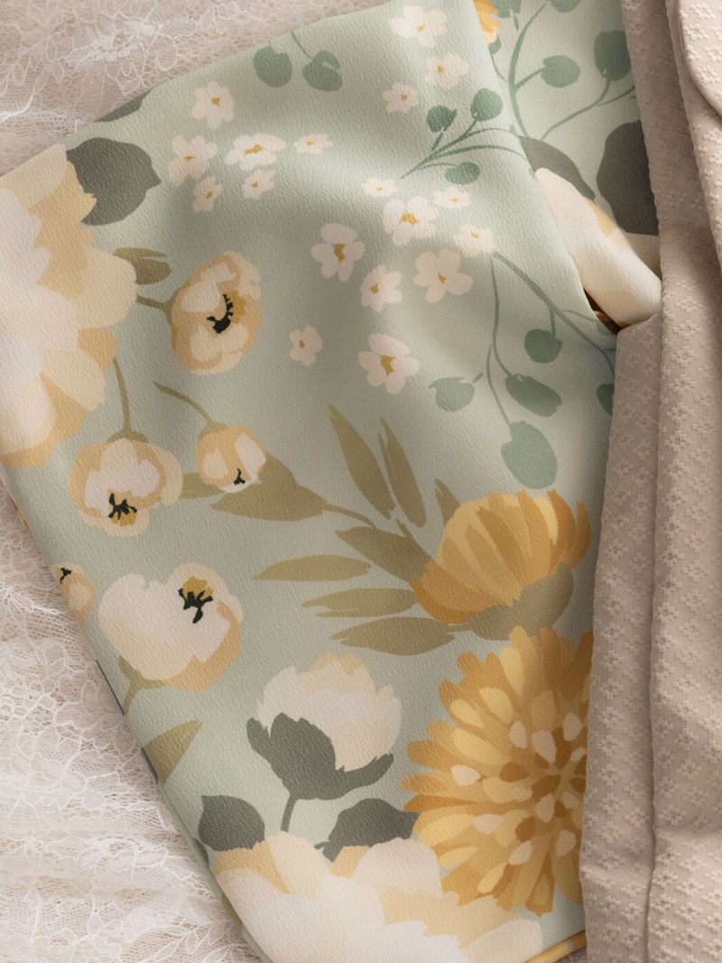 ラフィネココベイビーズ ベビー被布アンサンブル RC6661-B - 画像 (2)