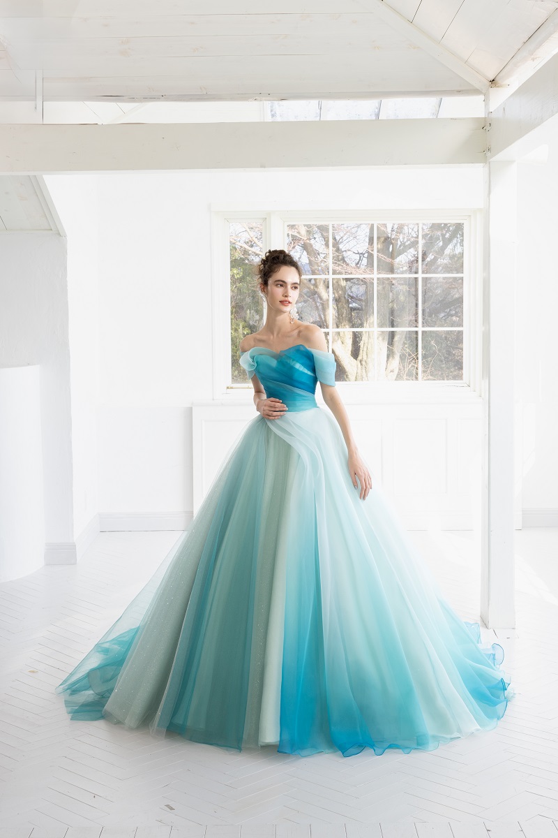 【RaDo’r】ウエディングドレスRW-006【Anelaアネラ】シーグリーン