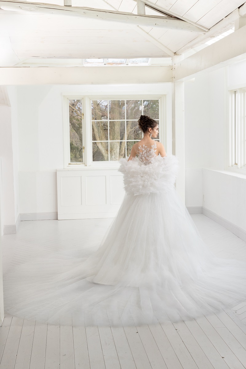 【RaDo’r】フリルショールトレーンRK-007【オフホワイト】