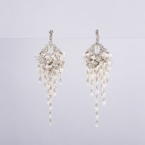 【RaDo’r】パールフリンジイヤリングRK-018【パール】