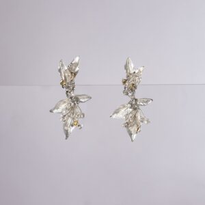 【RaDo’r】ボタニカルイヤリングRK-022【シルバー】