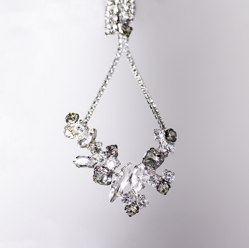 【RaDo’r】ビジューイヤリングRK-020【ブラック】 - 画像 (2)