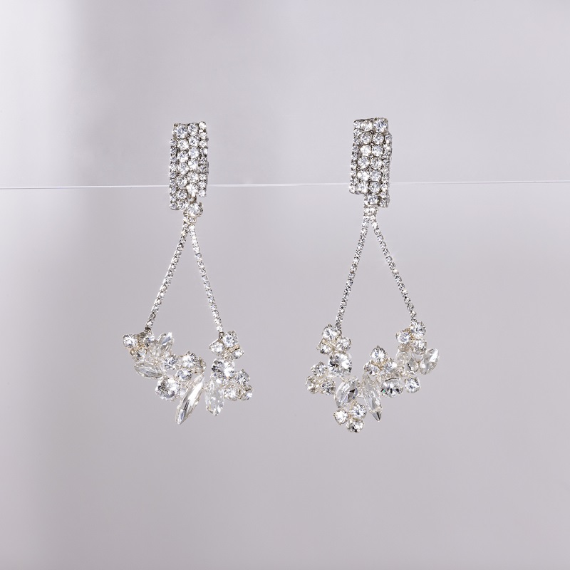 【RaDo’r】ビジューイヤリングRK-020【クリスタル】