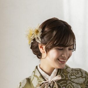 【受注品】髪飾り大人用CM-S1-0003水引ゴールド