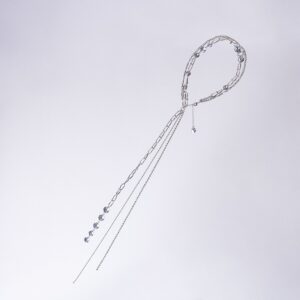 【RaDo’ｒ】2WAYチェーンネックレスRK-013【メタルシルバー】