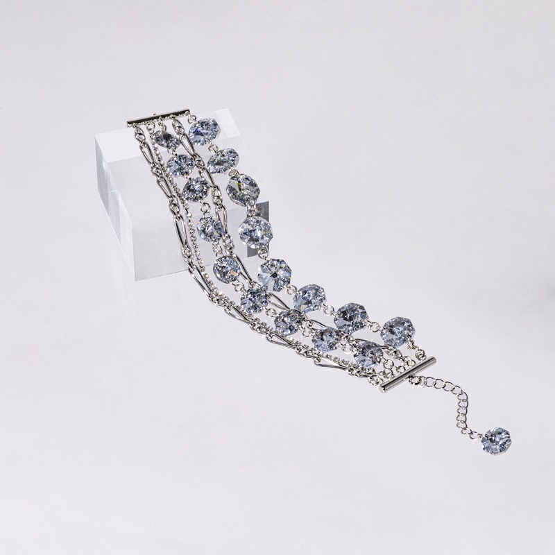 【RaDo’r】チェーンブレスレットRK-016【メタルシルバー】