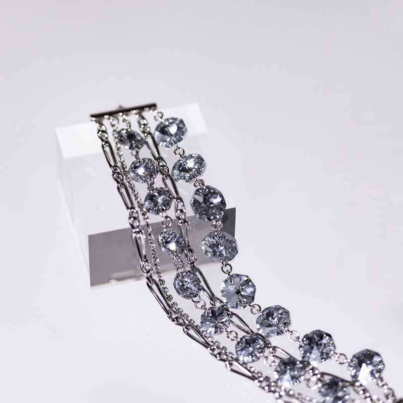 【RaDo’r】チェーンブレスレットRK-016【メタルシルバー】 - 画像 (2)