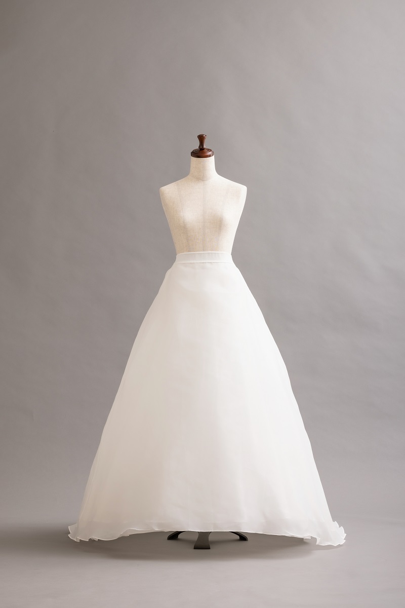 【RaDo’r】ウエディングドレス用パニエRK-003 ソフトAライン【オフホワイト】