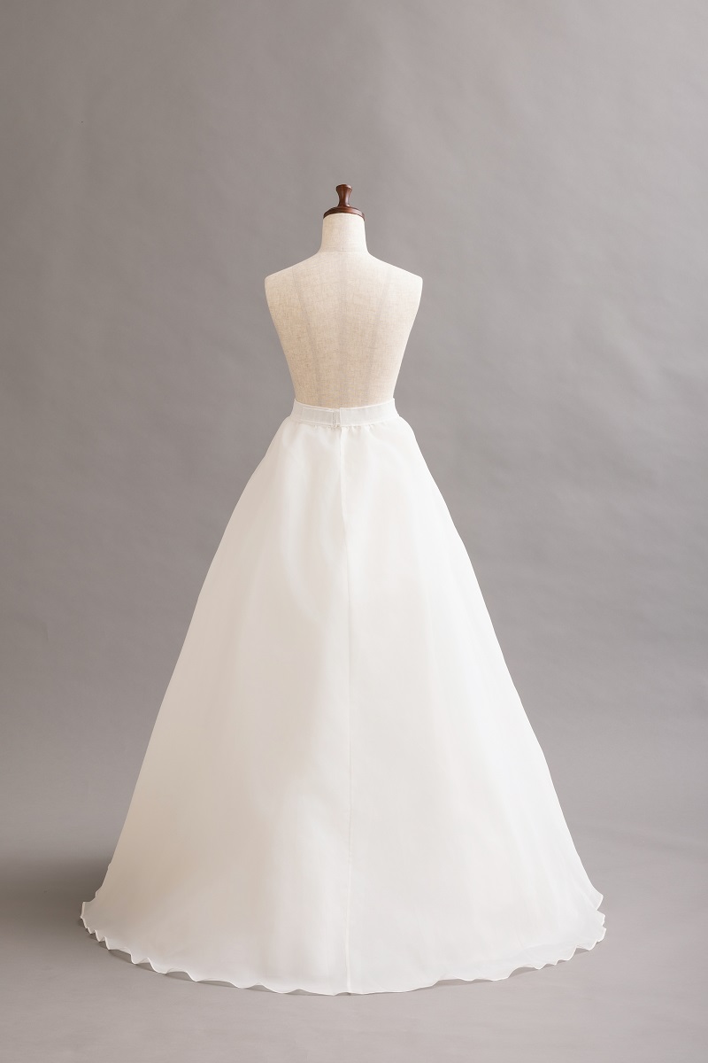 【RaDo’r】ウエディングドレス用パニエRK-003 ソフトAライン【オフホワイト】 - 画像 (3)