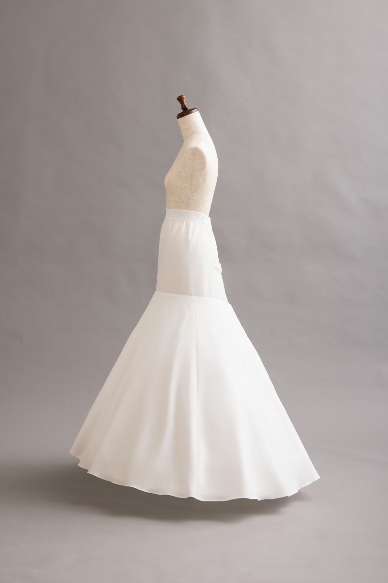 【RaDo’r】ウエディングドレス用パニエRK-005 フィット&フレアー【オフホワイト】 - 画像 (2)