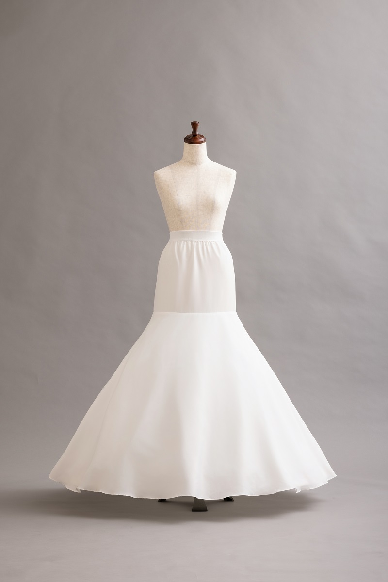 【RaDo’r】ウエディングドレス用パニエRK-005 フィット&フレアー【オフホワイト】