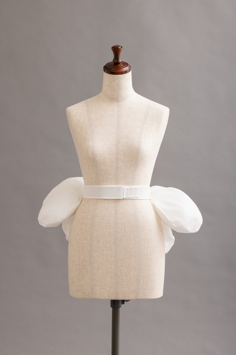 【RaDo’r】ウエディングドレス用パニエRK-006 ヒップパニエ【オフホワイト】 - 画像 (2)