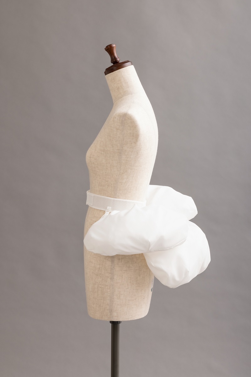 【RaDo’r】ウエディングドレス用パニエRK-006 ヒップパニエ【オフホワイト】 - 画像 (3)