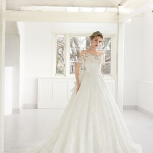 【RaDo’r】ウエディングドレスRW-002【Giselleジゼル】 プラチナホワイト