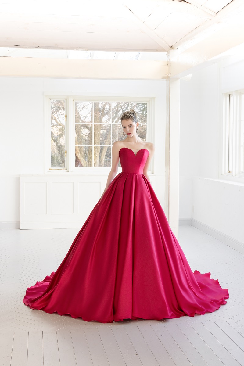 【RaDo’r】ウエディングドレスRW-001【Chlo'eクロエ】 ルージュ - 画像 (2)