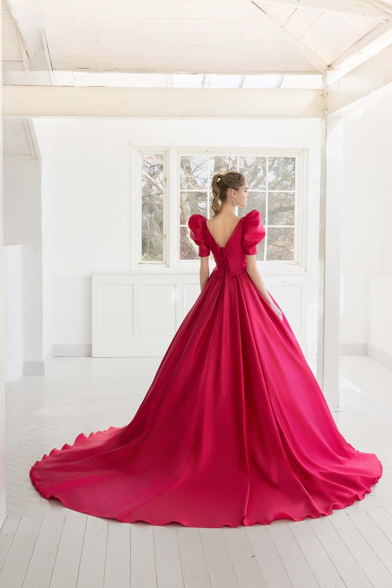 【RaDo’r】ウエディングドレスRW-001【Chlo'eクロエ】 ルージュ - 画像 (4)