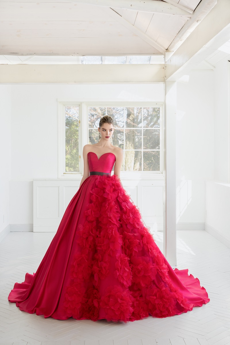 【RaDo’r】ウエディングドレスRW-001【Chlo'eクロエ】 ルージュ