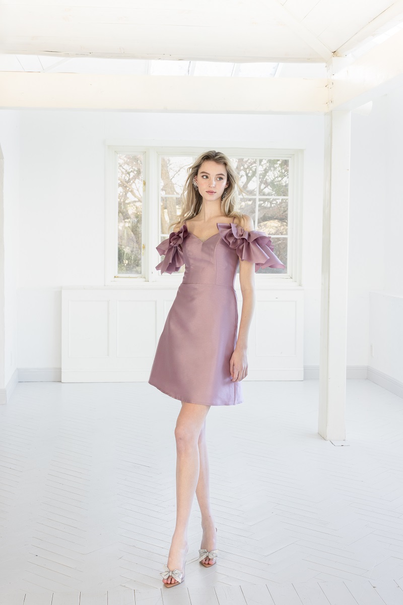 【RaDo’r】ウエディングドレスRW-010【Eimyエイミー】ダスティピンク - 画像 (2)