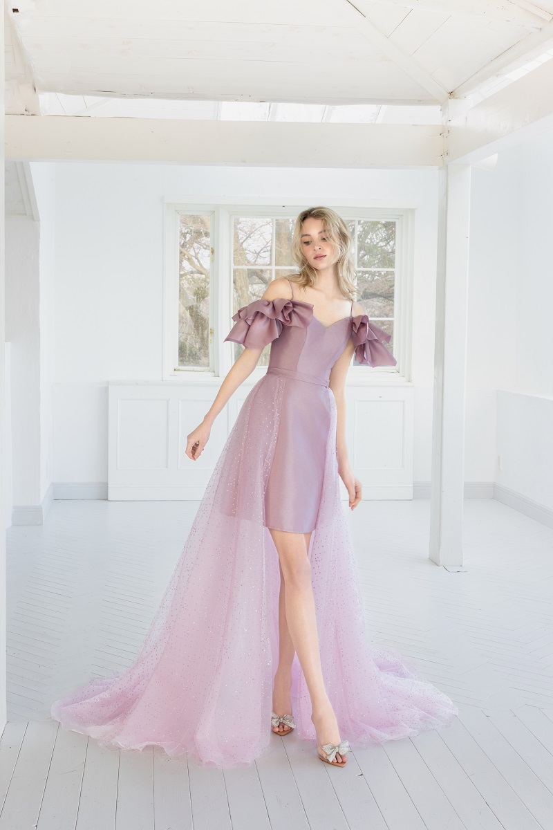 【RaDo’r】ウエディングドレスRW-010【Eimyエイミー】ダスティピンク - 画像 (6)