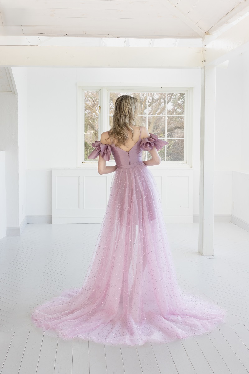 【RaDo’r】ウエディングドレスRW-010【Eimyエイミー】ダスティピンク - 画像 (7)