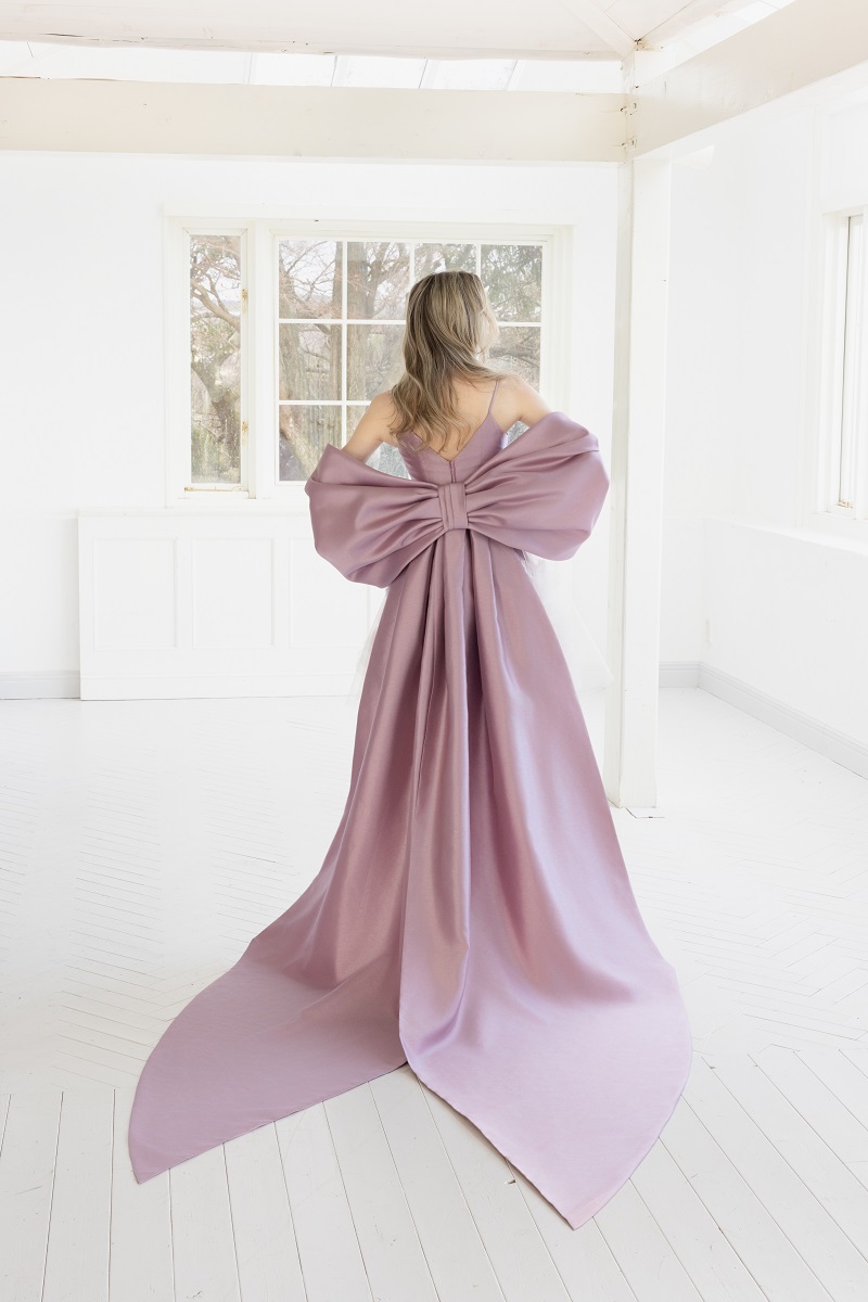 【RaDo’r】ウエディングドレスRW-010【Eimyエイミー】ダスティピンク - 画像 (8)