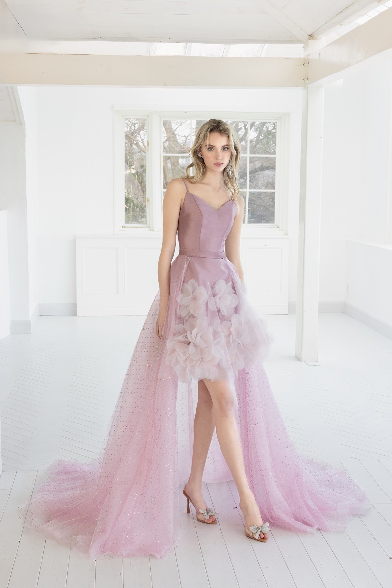 【RaDo’r】ウエディングドレスRW-010【Eimyエイミー】ダスティピンク - 画像 (3)