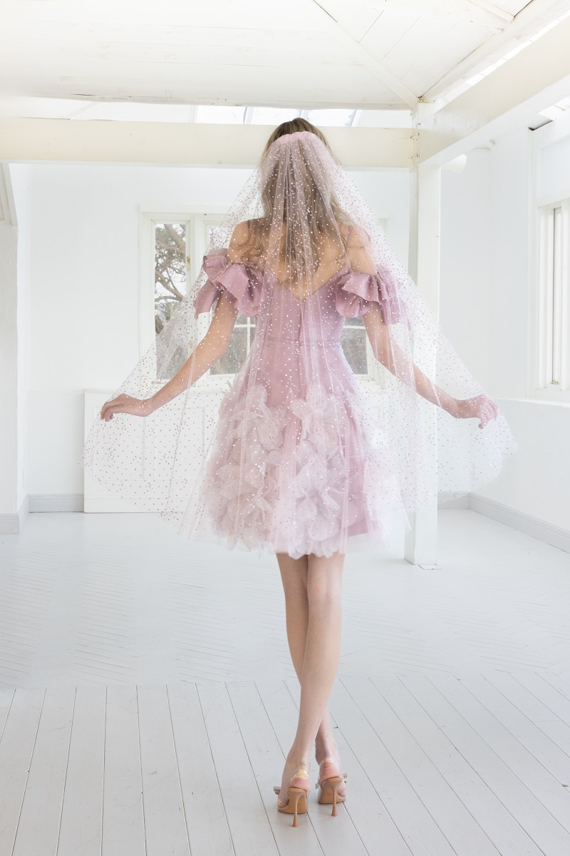 【RaDo’r】ウエディングドレスRW-010【Eimyエイミー】ダスティピンク - 画像 (5)