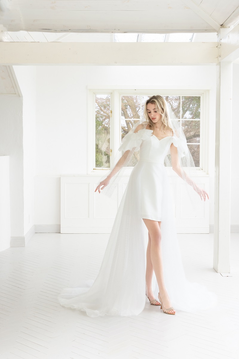 【RaDo’r】ウエディングドレスRW-010【Eimyエイミー】ピュアホワイト - 画像 (4)